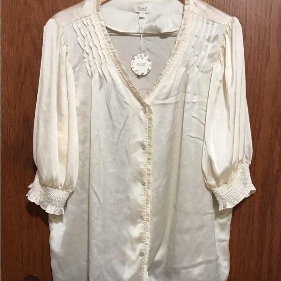 Oddy Tops - NWT Oddy Size 3XL Top Shirt Blouse Button Down